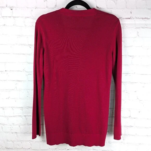 Chadwicks of Boston Button-Down Raspberry Cardigan S - Picture 5 of 5